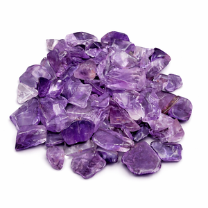 Ametyste Chevron Naturelle Polie, Cristal de Guérison, Feng Shui, Méditation Religieuse, Reiki, Énergie des Chakras, Décoration Spirituelle, Chakralume - Product Image 1