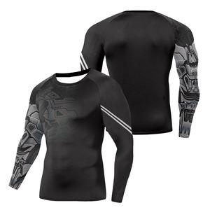 เสื้อรัดรูปกันแดดระบายอากาศสำหรับคนท้องแบบสั่งทำพิเศษของ Kivotech  แบบแขนยาวพิมพ์ลายสำหรับผู้ชาย - Product Image 2