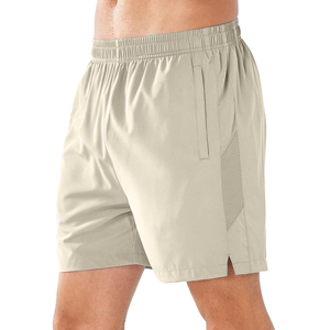 Shorts de sport pour homme bleu clair à séchage rapide avec poches, taille élastique, style Bermuda, vêtements décontractés - Product Image 3