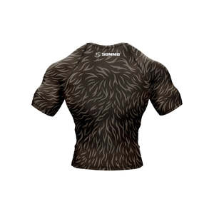 Lightweight Sublimation Print Full <b>Sleeve</b> Rash Guard Custom Logo Quick Dry Breathable Unisex Sports Rash Guard for Running - Product Image 6