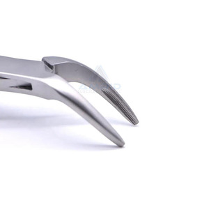 Pinzas dentales serradas para extracción con mango dorado para dientes superiores anteriores de amrid surgical - Product Image 4