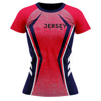 Kaos Softball O-Neck 100% Poliester untuk Remaja, Kaos Softball O-Neck Terlaris Buatan Khusus