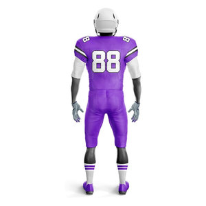 Full Sublimation Design Printed <b>Compression</b> Sports Uniform Set OEM Team Player American Football Uniform Set Rugby Wear - Product Image 3