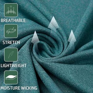 Camisetas deportivas de manga larga para hombre, sudadera con media cremallera, tops transpirables para fitness, jogging, entrenamiento y running, camisetas de compresión. - Product Image 6