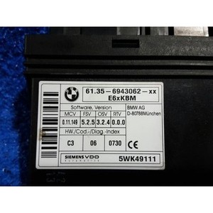 ECU และโมดูลคอมพิวเตอร์มือสองสำหรับรถยนต์ซีรีส์ 5 รุ่น 61356943062XX - Product Image 2