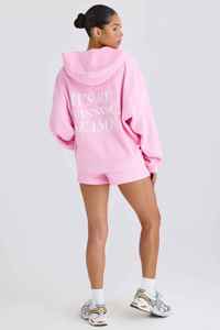Sudadera con Capucha para Mujer de Primera Calidad, Diseño Moderno con Estampado Gráfico, Sudadera de Invierno, Talla Grande, Color Rosa, Sudadera para Mujer - Product Image 3
