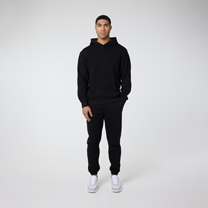 Conjunto Deportivo Casual de Lujo para Hombre 2026: Sudadera Oversize Apilada y Pantalón Jogger de Algodón de Alto Gramaje - Proveedor Mayorista - Product Image 4
