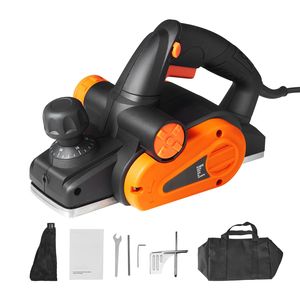 Cepillo Eléctrico Manual de Alta Velocidad de 3-1/4 Pulgadas, Potente Herramienta para Trabajar la Madera con Cable, 16,500 RPM, Cepillos Eléctricos Manuales de Alto Rendimiento - Product Image 2