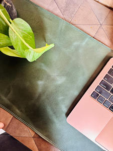 Handmade Genuine Leather Classic Luxury Smell Proof <b>Desk</b> <b>Mat</b> Non Slip Durable Surface for Laptop and Work <b>Desk</b> LDM-0112 - Product Image 4