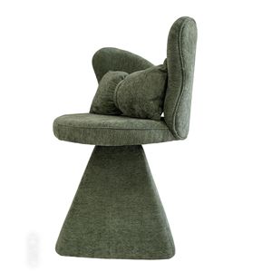 Sedia da Trucco con Schienale a Farfalla e Design Girevole per Camera da Letto e Tavolo da Toeletta - Product Image 4