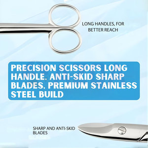 Ciseaux à ongles en acier inoxydable robustes pour ongles épais, lame tranchante, outil de soin des pieds pour manucure, pédicure et toilettage - Product Image 2