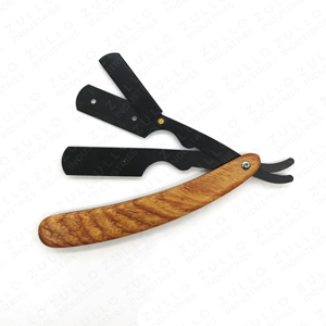 High Quality Professional Cut Throat Straight <b>Razor</b> Stainless Steel Barber Shaving Tool OEM Private Label for Men - Product Image 5