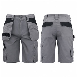 กางเกงขาสั้นทำงานแบบสะท้อนแสง Hi Vis บริการ OEM สำหรับฤดูร้อน กางเกงทำงานนิรภัยแบบสะท้อนแสง Hi Vis สไตล์ Cargo - Product Image 1