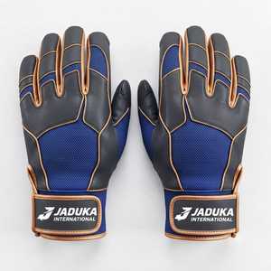 Guantes de bateo de manga larga serie Gold con protección para los dedos, Bruc Bolt, cuero cabretta de 0.9 mm para golpear con potencia. - Product Image 3