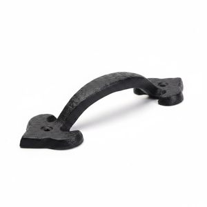Juego de 2 tiradores de anillo de hierro forjado a mano, estilo rústico, de hierro fundido, para puertas, cajones y gabinetes, herrajes vintage. - Product Image 5