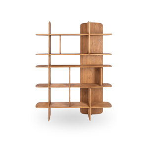Estante de Pared Ajustable de Madera Maciza Moderna, Organizador de Almacenamiento para Dormitorio, Apartamento, Villa, Sala de Estar, Recibidor, Hogar - Product Image 2