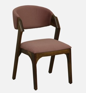Modern Solid Wood <b>Dining</b> <b>Chair</b> Upholstered Suede Leather Seat Back Midcentury Design for Home <b>Dining</b> Use - Product Image 3