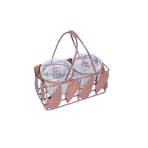 Juego de macetas de diseño de lujo de Metal superior de dos piezas para el hogar, jardín y restaurante, accesorios para plantas florales - Product Image 6