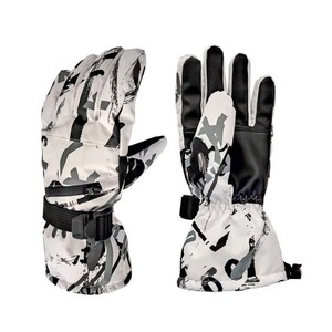 Trending Fashion OEM Waterproof <b>Ski</b> <b>Gloves</b> Best Selling Outdoor Activities Racing/Snowboarding Warm Drawstring Closure All - Product Image 4