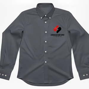 Camisa de Hombre al por Mayor, Casual, Corte Slim, Manga Larga, 100% Algodón, Tela Twill, Anti-Pilling, Bordada, para Oficina y Negocios, Personalizable - Product Image 6