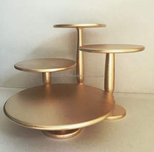 Soporte de aluminio para pasteles con bordes decorativos para eventos festivos que requieren una presentación llamativa para productos horneados de temporada - Product Image 2