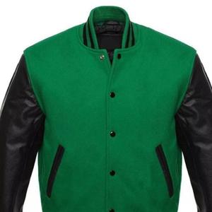 Chaqueta Bomber Varsity de Lujo Personalizada para Hombre con Cuello Alto, Lana Gruesa, Resistente al Viento y Transpirable - Product Image 3