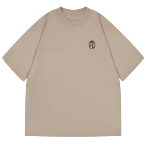 Men Cotton Oversized T Shirt <b>Small</b> <b>Chest</b> Logo Streetwear Short Sleeve Casual Fashion Tee OEM Factory - Product Image 1