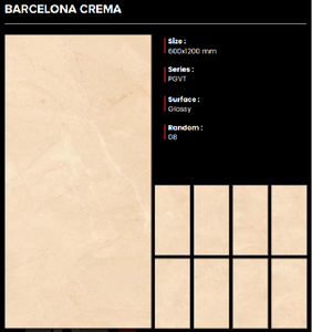 Azulejos de Porcelana de Lujo Premium Brillantes para Piso 600x1200mm Antideslizantes Resistentes al Desgaste Marca CLAYTON CERAMIC Garantía de 3 Años - Product Image 1