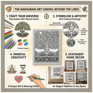 Toile métallique pré-imprimée tendue pour la peinture, art mural DIY à cadre en bois, personnalisable en couleur - Product Image 6