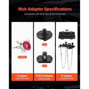 Kit Profesional de 12 Piezas para Purgado de Frenos, Juego de Adaptadores Duraderos con Mango Completo para Reparación de Frenos - Product Image 5