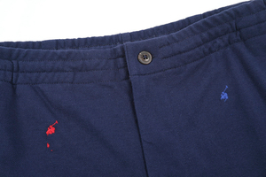 Shorts pour hommes 100% coton, poches patchwork sur le devant, respirants, taille mi-haute, fermeture à cordon, légers, décontractés, pour l'entraînement sportif - Product Image 4