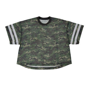 Uniforme de fútbol americano retro personalizado, jersey de malla vintage de moda, camisetas de manga corta con estampado personalizado para hombre, tallas grandes - Product Image 3