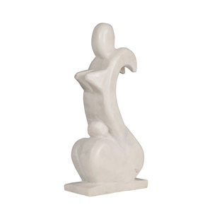 Abstract Face Sculpture Marble Modern Art Figurine Minimalist Statue Contemporary Home Decor Nordic Extravagant Tabletop Art - Product Image 4