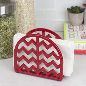Porte-serviettes en métal noir moderne en forme de cœur, distributeur vertical de mouchoirs en papier, support de serviettes en fer pour la décoration de mariage et de cuisine - Product Image 5