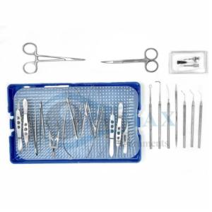 Juego de 21 Instrumentos Quirúrgicos Manuales de Acero Inoxidable para Cirugía de Cataratas, Instrumentos Quirúrgicos de Clase I - Product Image 4