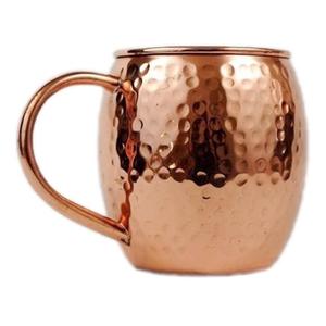 Tasses en cuivre 100% pur, avec poignée en cuivre, pour boire de l'eau, fabriquées par un fabricant et fournisseur indien. - Product Image 1