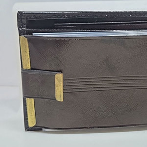 Nouveau portefeuille en cuir de vachette véritable fait main avec poils, élégant porte-cartes pour homme, dernier design, portefeuilles tendance - Product Image 4