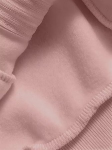Sudadera con Capucha de Felpa Rosa Unisex, 100% Algodón, Corte Regular, Estilo Casual para Otoño, Bordado Personalizado - Product Image 3