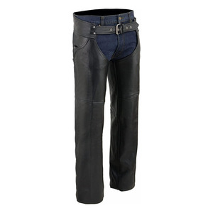 Pantalones de Motocicleta de Cuero Premium para Hombre Samroz Sports, Totalmente Forrados, con Bolsillo para Monedas, Logotipo Personalizable, Color Personalizable, Posición Frontal, para Todas las Estaciones - Product Image 1