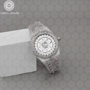 Reloj de Lujo Charm_Jewells para Mujer, Acero Inoxidable, 38mm, Esfera Poligonal, Cristal de Zafiro, Cierre de Mariposa, Cuarzo Analógico, a la Moda - Product Image 4