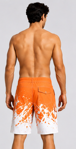 OEM Mens <b>Swim</b> Trunks Custom <b>Board</b> Shorts Wholesale Quick Dry Beach Shorts Hawaii Print Surfing Shorts With Pockets Breathable - Product Image 6