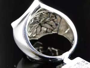 Bague en argent sterling 925 plaqué rhodium avec moissanite créée en laboratoire VVS, cadeau pour homme et femme, bijoux fins, Luxira Jewels - Product Image 3