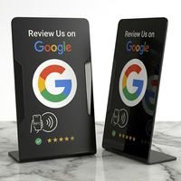 NFC RFID EM4305 Hotel-Bewertungskarte mit QR-Code & Google-Feedback-Ständer, Individuelle Kundenbewertungskarte (Wasserfestes PVC)