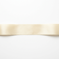 Ruban en satin uni crème 25 mm 100 % polyester, vente directe usine, lot de 5 rouleaux de 8 mètres, pour nœuds de chaise de mariage et boîtes cadeaux de luxe