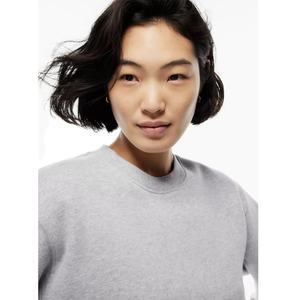 Sudadera con capucha para mujer, de algodón, con logotipo bordado, de muestra personalizada, cuello redondo, informal, otoño - Product Image 3