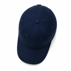 Custom Embroidered Logo Baseball <b>Cap</b> 6-Panel Adjustable Cotton Unisex Casual Hat With Metal Buckle Front Panel Design - Product Image 5