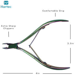 Coupe-ongles en acier inoxydable de 12,5 mm, de qualité supérieure, durables, avec logo personnalisé, pour usage professionnel en salon – Nouveau produit. - Product Image 4