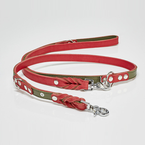 Competitive Price Leather <b>Dog</b> <b>Leash</b> Customized Color Leather <b>Dog</b> <b>Leash</b> Rivet Decoration Leather <b>Dog</b> <b>Leash</b> - Product Image 3