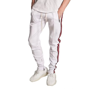 Pantalones Deportivos de Lona de Alta Calidad, Ligeros, Transpirables, de Color Sólido, con Cintura Elástica, para Hombre - Product Image 1
