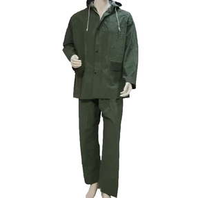 Traje Impermeable para Hombre, Color Verde, de Poliéster, Manga Larga, con Cierre, para Emergencias, Viajes y Automóvil - Product Image 1